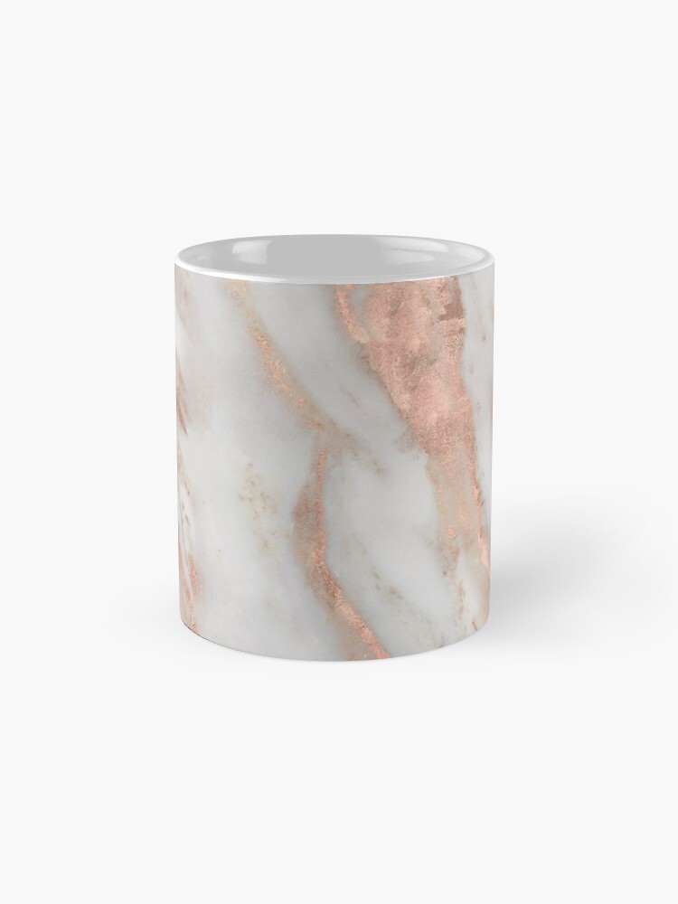 Alternate view of Civezza - rose gold marble Mug