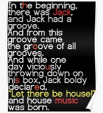 Jack's Groove - Let there be house! Poster
