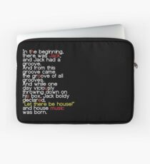 Jack's Groove - Let there be house! Laptop Sleeve
