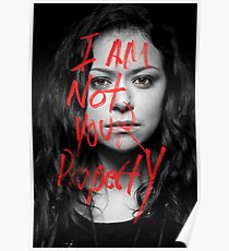 Sarah Manning - Proberty - Orphan Black Poster