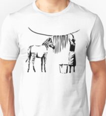 Banksy Zebra Unisex T-Shirt
