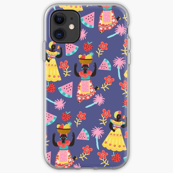 Cuban Dancing Girls Pattern iPhone Soft Case