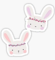 Boho Bunnies Sticker
