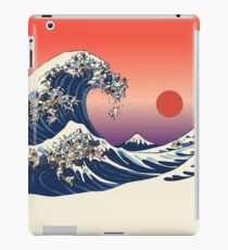 The Great Wave of French Bulldog iPad Case/Skin