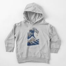 The Great Wave of Pug Toddler Pullover Hoodie