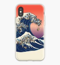 La grande vague de roquet Coque et skin iPhone