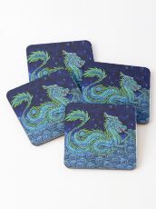 Chinese Azure Dragon Coasters