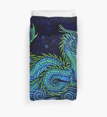 Chinese Azure Dragon Duvet Cover