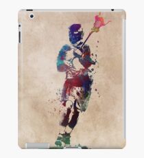 Lacrosse player art 2 #sport #lacrosse iPad Case/Skin