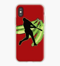 Dominican and Puerto Rican Baseball and Plantains iPhone Case