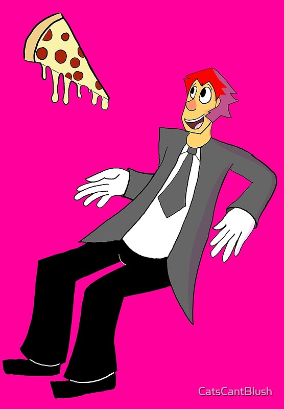 "Peppeppepperoni Pizza!!" by CatsCantBlush Redbubble