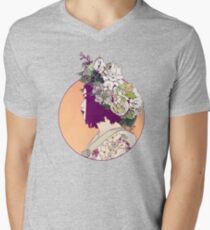 Geisha Under the Sun Men's V-Neck T-Shirt