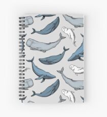 Whales are everywhere Spiral Notebook