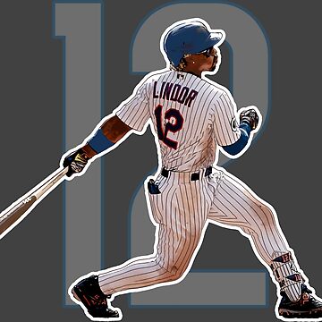 Francisco Lindor 12 In Action Graphic T-Shirt for Sale by DonnaJames23