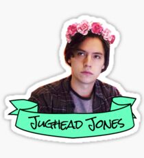 jughead flower crown sticker Sticker