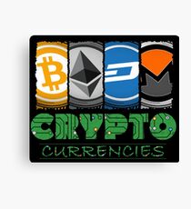 Crypto Market Canvas Print