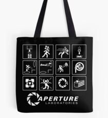 Portal Video Game Tote Bag