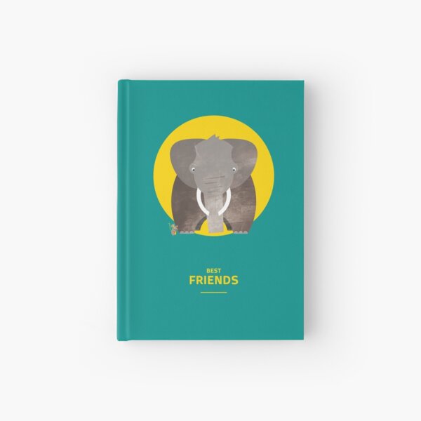 Illustration Kinderzimmer für Freunde – Elefant und Maus Notizbuch