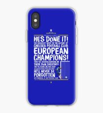 Chelsea FC - Champions League Final Commentary Design iPhone Case