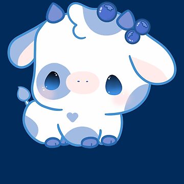 Strawberry Cow kawaii Art Board Print for Sale by MayBK