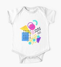 Memphis style Short Sleeve Baby One-Piece
