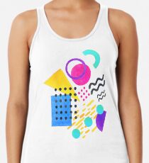 Memphis-Stil Racerback Tank Top
