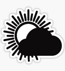 WITH CONFIDENCE - Better Weather Logo Sticker