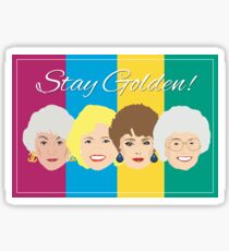 The Golden Girls Greeting Card Sticker