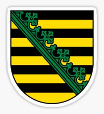 Coat of Arms of Saxony, Germany Sticker