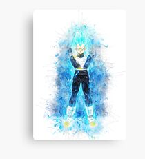 Vegeta God Canvas Print