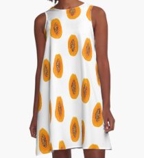 Papaya A-Linien Kleid