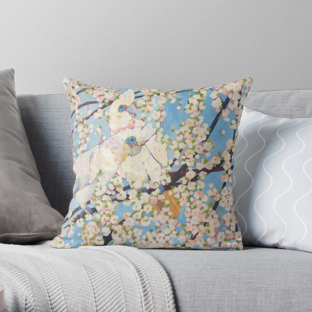 Hapy Talk Throw Pillow