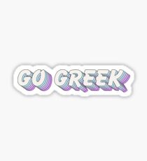 pop art 1.5 - go greek Sticker