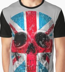 London Skull Flag Graphic T-Shirt