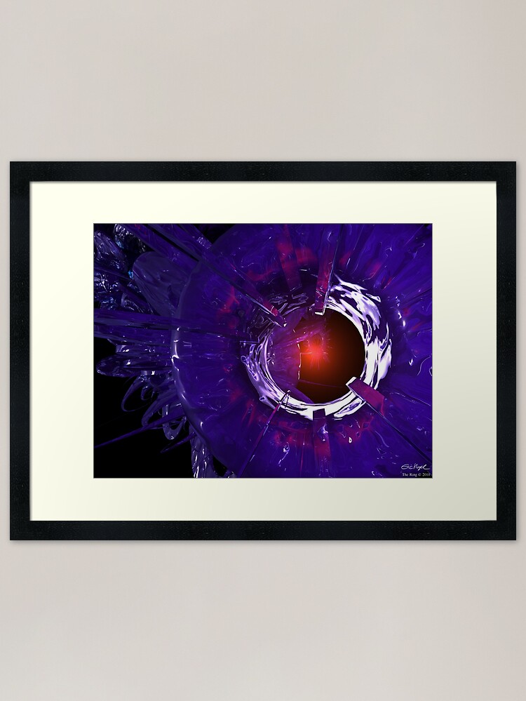 "The Ring" Framed Art Print by Enagel Redbubble
