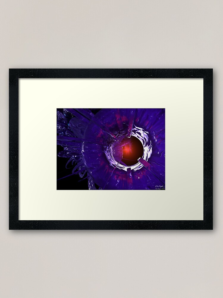 "The Ring" Framed Art Print by Enagel Redbubble