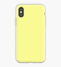 Pastel Yellow iPhone Case