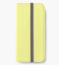 Pastel Yellow iPhone Wallet/Case/Skin