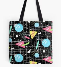 Memphis Style Vibes (Dark) Tote Bag