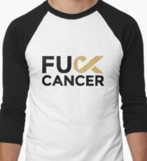 Fuck Cancer Campaign Men's Baseball ¾ T-Shirt