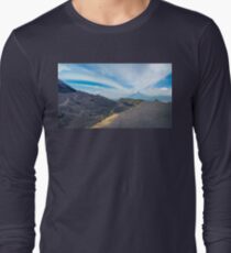 Volcano Pacaya lower crater View Panorama in Guatemala Long Sleeve T-Shirt