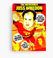 The Incredibel Joss Whedon Canvas Print