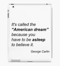 George Carlin - Satire iPad Case/Skin