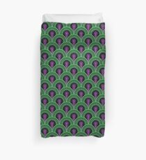 Overlook Hotel Carpet from The Shining: Purple/Green Duvet Cover
