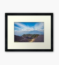 Lower Crater of Volcan Pacaya in Guatemala Framed Print