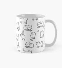 Lustige weiße Katzen. Tasse (Standard)