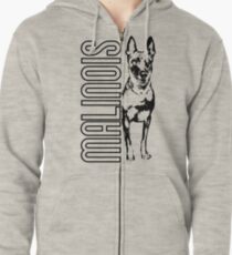 Belgian shepherd - Malinois Zipped Hoodie