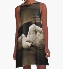 Desert Rocks Front and Center A-Line Dress