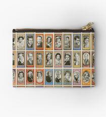 50 male and female film stars from the 1940s Zipper Pouch