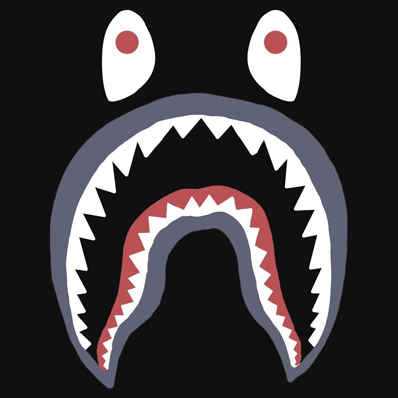 Bape Shark: Stickers | Redbubble